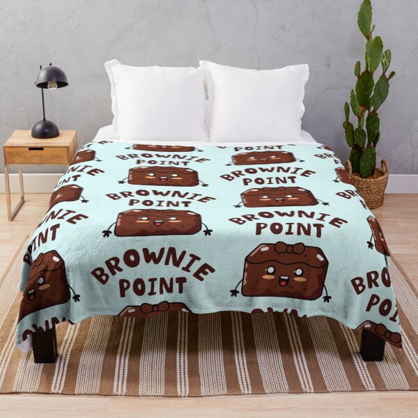 Item preview, Brownie Points - Funny Brownie Puns Sticker designed and sold by byFizCreative.