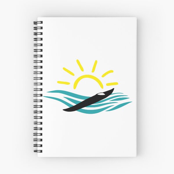 Item preview, Sun, waves, kayak, canoe designed and sold by claudiasartwork.