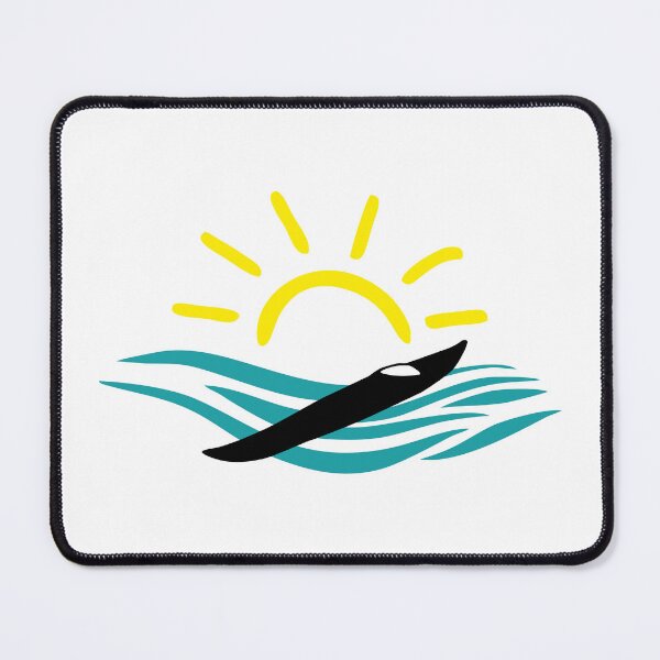 Item preview, Sun, waves, kayak, canoe designed and sold by claudiasartwork.