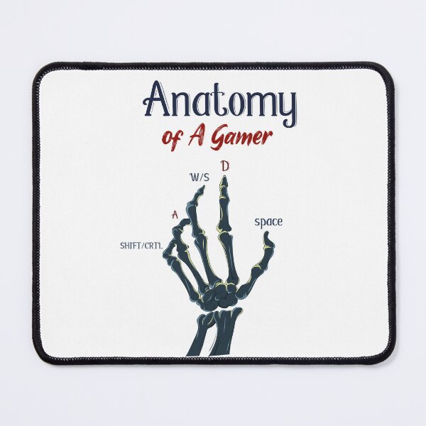 Item preview, Funny Gamer Hand Sarcastic Anatomy, Anatomy of A Gamer Gaming designed and sold by zarinestore.