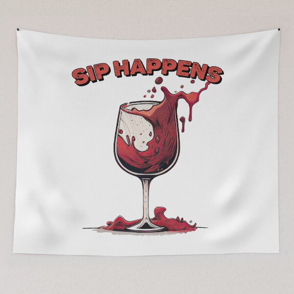 Item preview, Sip Happens - Wine designed and sold by Andrew Lomax.