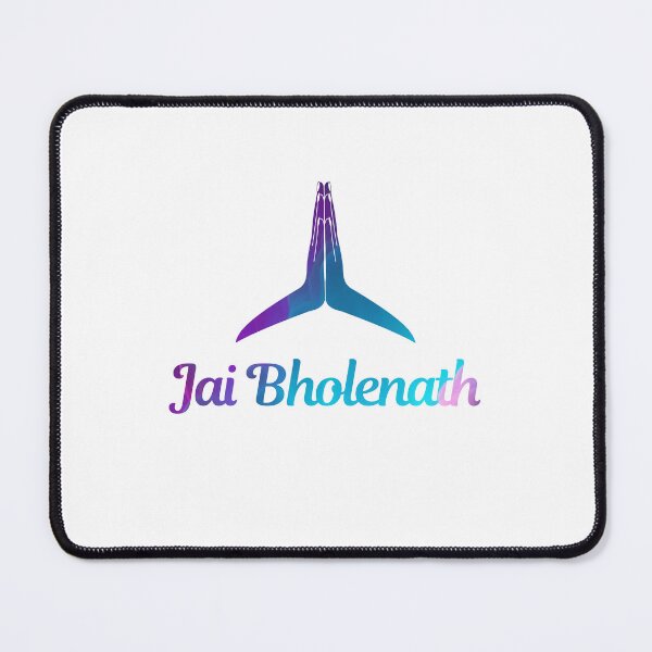 Item preview, Jai Bholenath, a Hindu greeting – Perfectly Unique and Memorable Gifts [007C] designed and sold by SattvaCentric.
