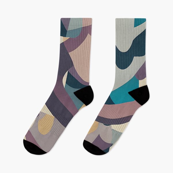 Item preview, Muted tones mixes abstract shapes designed and sold by ibelieveimages.