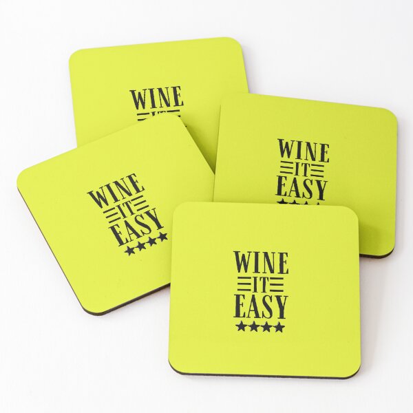 Item preview, Wine it Easy Quote, Wine Lover Gift, Wine Drinker, Typography Quote, Alcohol Quotes designed and sold by thedazzlingmonk.