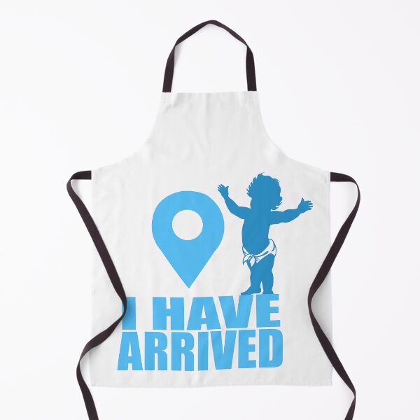 Item preview, I Have Arrived Baby Blue Location Marker designed and sold by The Tinker Man's Daughter.