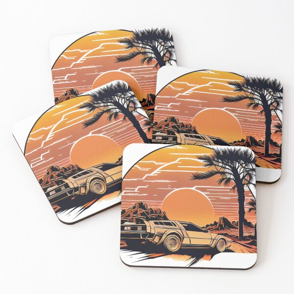 Item preview, Vintage Delorean in the Sunset designed and sold by AC-625.