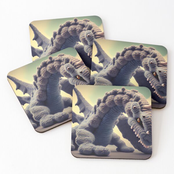 Item preview, Cute Wool Art Dragon 19 of 20 Designs designed and sold by LuckDragonGifts.