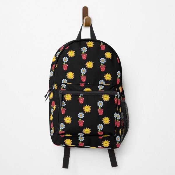 Item preview, Smiling sun with a flower in a pot, minimalist and childish style with bright colors designed and sold by Martapp.