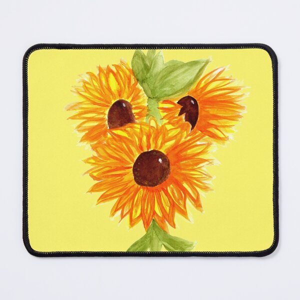 Item preview, Flower Gruff Yellow designed and sold by Brush-this-Way.