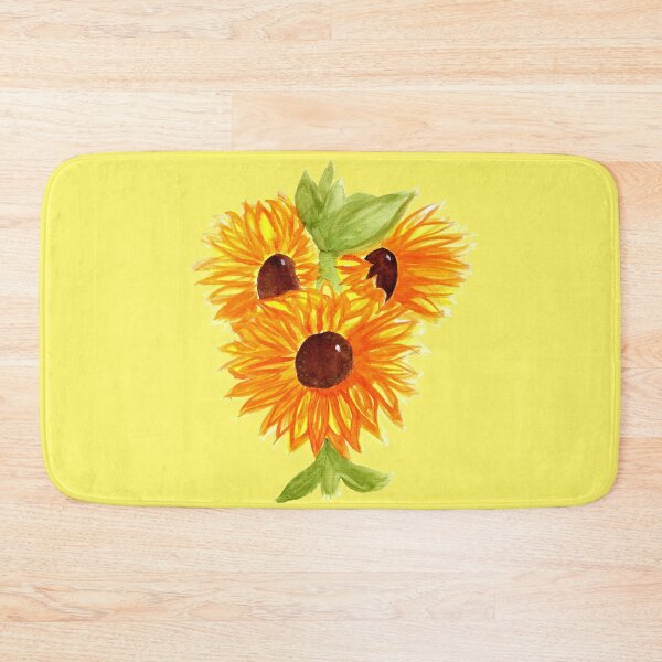 Item preview, Flower Gruff Yellow designed and sold by Brush-this-Way.