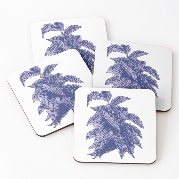 Item preview, Fern Lover | Lilac and Blue Artwork |  designed and sold by VintagePlantJoy.