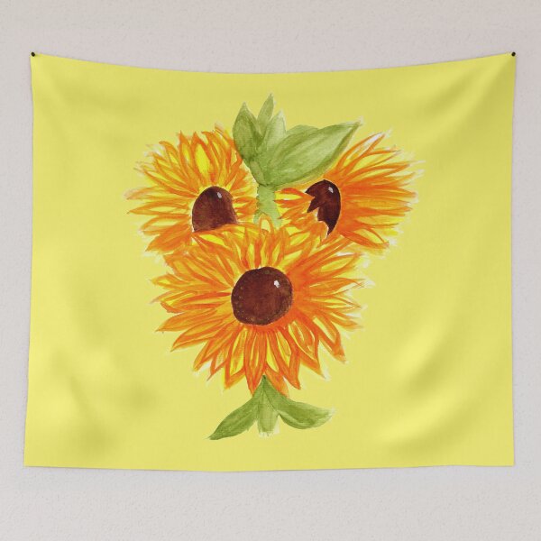 Item preview, Flower Gruff Yellow designed and sold by Brush-this-Way.