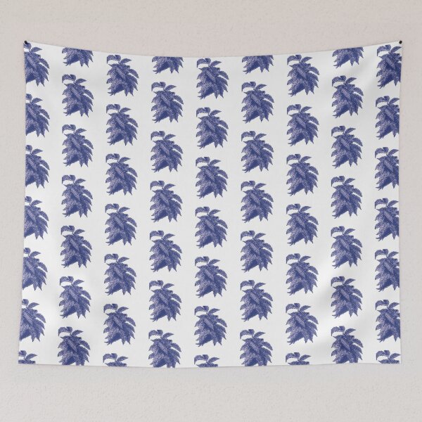 Item preview, Fern Lover | Lilac and Blue Artwork |  designed and sold by VintagePlantJoy.