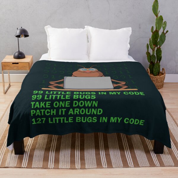 Item preview, 99 Little Bugs In The Code Funny Coding Gift142 designed and sold by MilkhouseSkate.