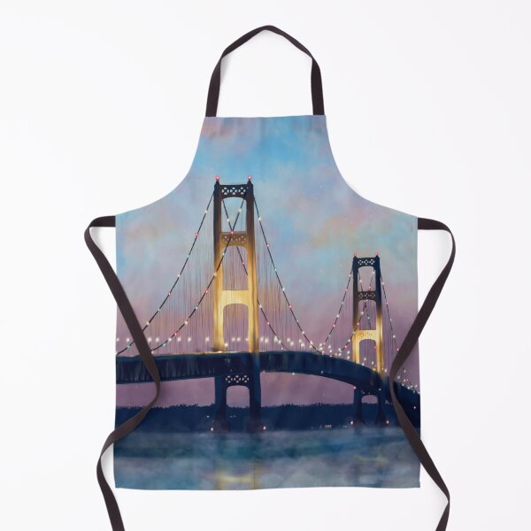 Item preview, Straits of Mackinac, The Mackinac Bridge designed and sold by Gillian Mazzara.
