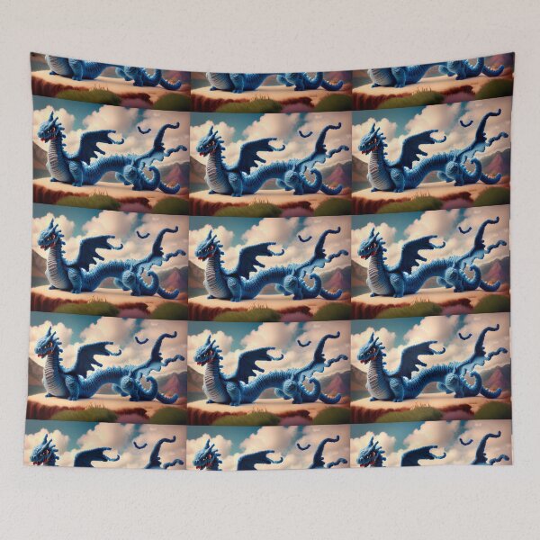 Item preview, Cute Wool Art Dragon 18 of 20 Designs designed and sold by LuckDragonGifts.