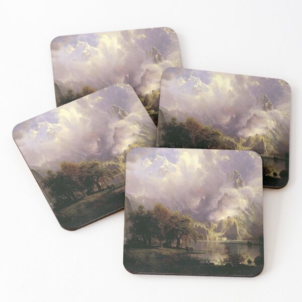 Item preview, Rocky Mountain Landscape by Albert Bierstadt designed and sold by tomorrowsart.