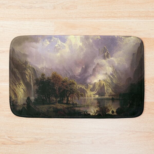 Item preview, Rocky Mountain Landscape by Albert Bierstadt designed and sold by tomorrowsart.