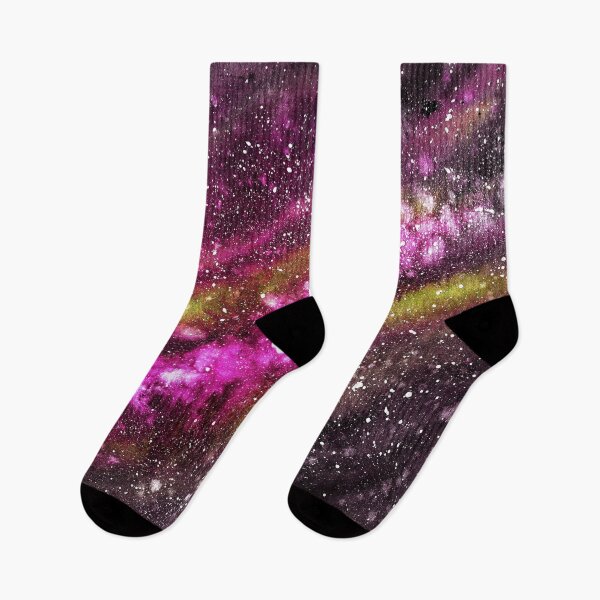 Item preview, Watercolor vivid red starry space  designed and sold by MaryWatercolor.