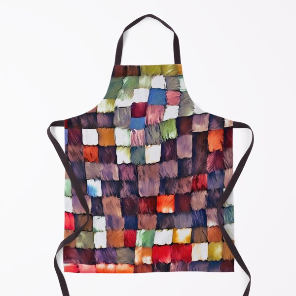 Item preview, Bright colourful abstract patchwork squares pattern designed and sold by Inktown.