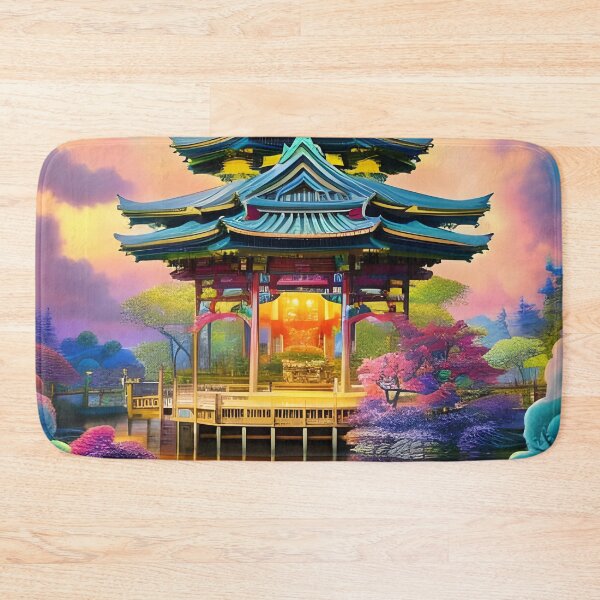 Item preview, Japanese garden pergola on a reflecting pool designed and sold by Witsprings.