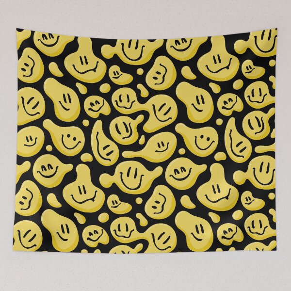 Item preview, Yellow Liquid Smiley Faces designed and sold by Ayoub14.