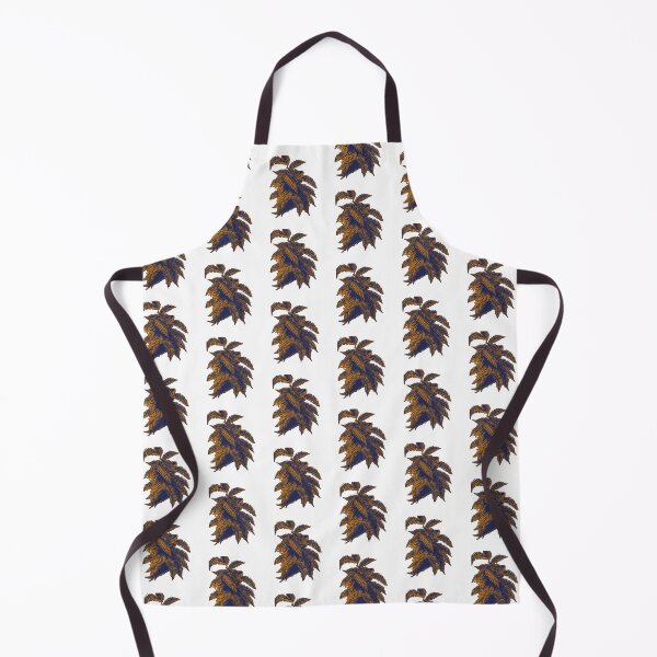 Item preview, Fern Lover | Orange and Dark Blue Artwork |  designed and sold by VintagePlantJoy.