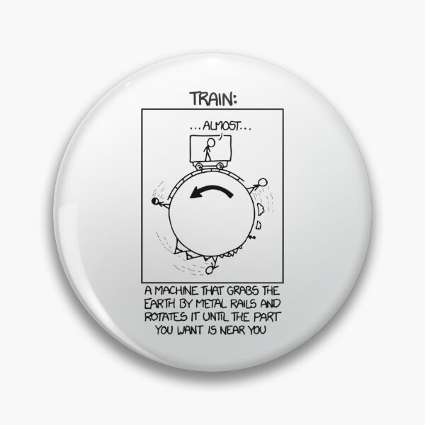 Item preview, Xkcd TRAIN56 designed and sold by MilkhouseSkate.