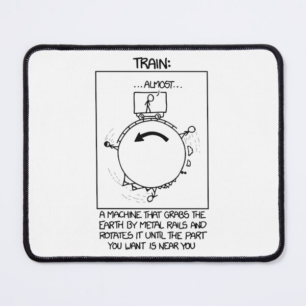 Item preview, Xkcd TRAIN56 designed and sold by MilkhouseSkate.