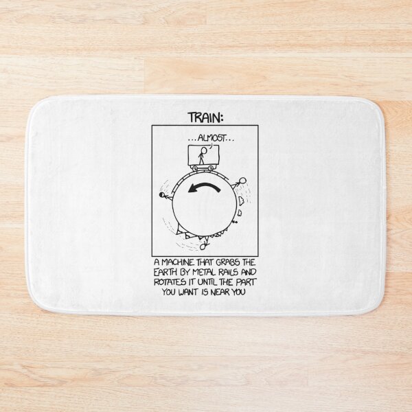Item preview, Xkcd TRAIN56 designed and sold by MilkhouseSkate.