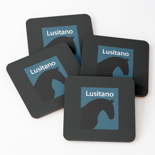 Item preview, Black Baroque Lusitano Horse Noble Head Logo  designed and sold by DappleDesign.