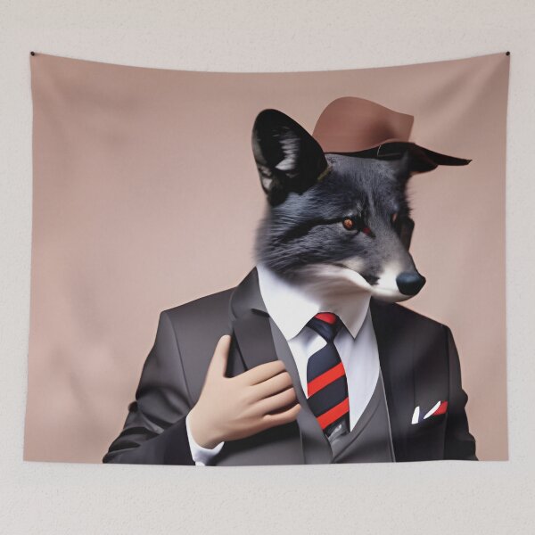 Item preview, Adorable Attire: Animals in Outfits Pet Portrait designed and sold by artmanikin.