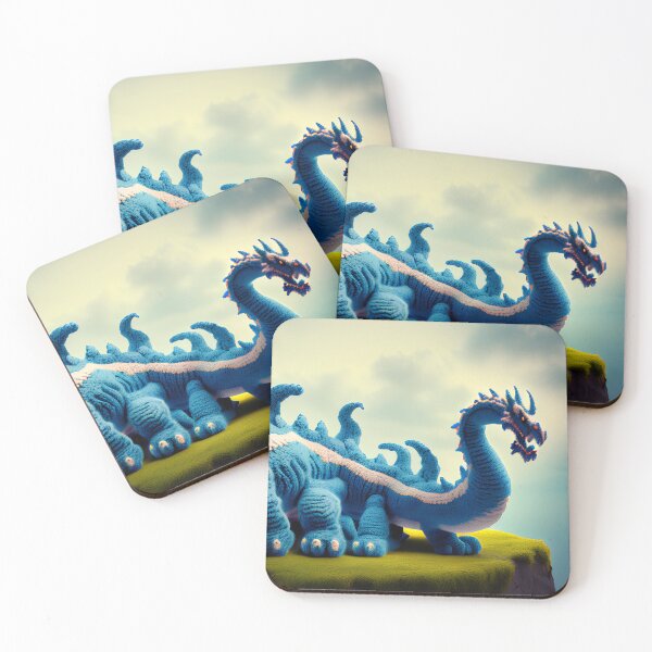 Item preview, Cute Wool Art Dragon 16 of 20 Designs designed and sold by LuckDragonGifts.