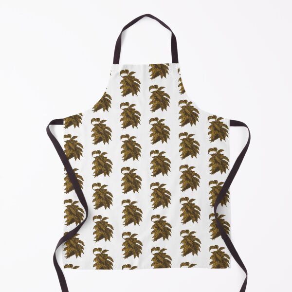 Item preview, Fern Lover | Mustard and Brown Artwork | designed and sold by VintagePlantJoy.