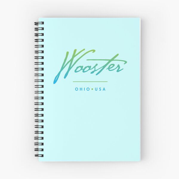 Item preview, Wooster Ohio Typographic Design designed and sold by Futurebeachbum.