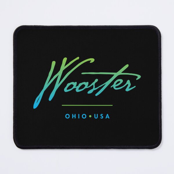 Item preview, Wooster Ohio Typographic Design designed and sold by Futurebeachbum.