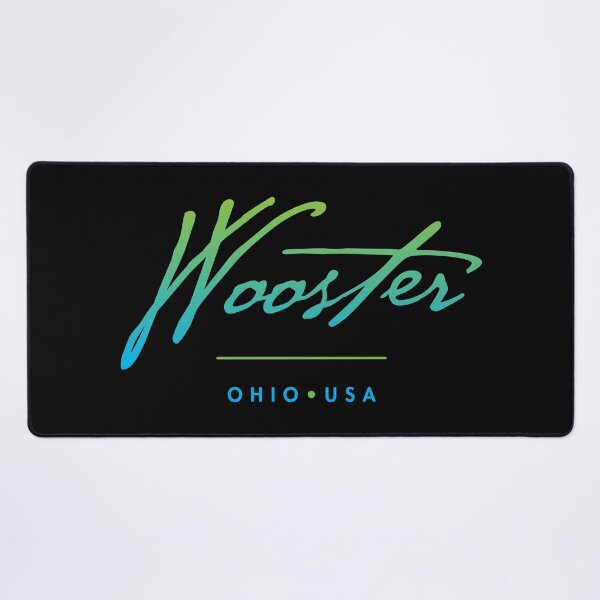 Item preview, Wooster Ohio Typographic Design designed and sold by Futurebeachbum.