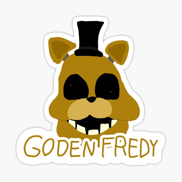 Fazbear Security -Gold Sticker for Sale by Clyde Keen