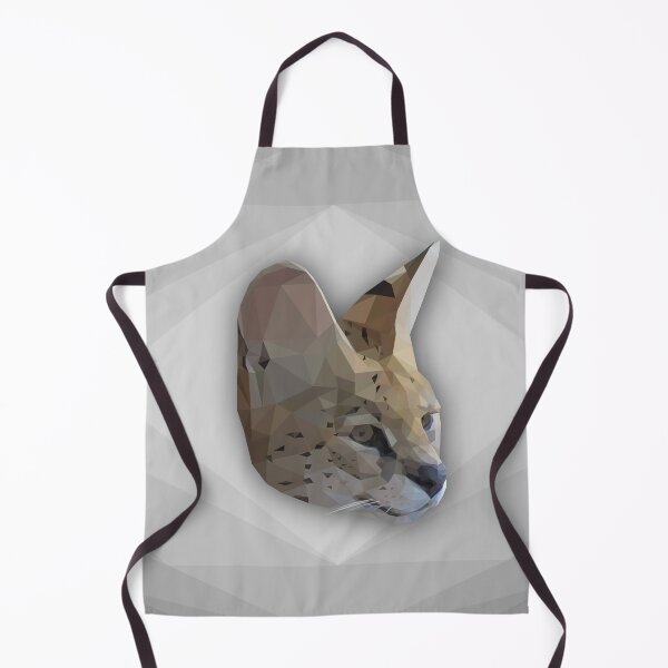 Item preview, Low Poly African Serval Head designed and sold by ErinFCampbell.
