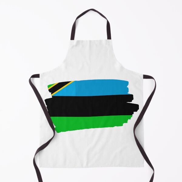 Item preview, Zanzibar Flag on Brush Strokes designed and sold by dogslovewindows.