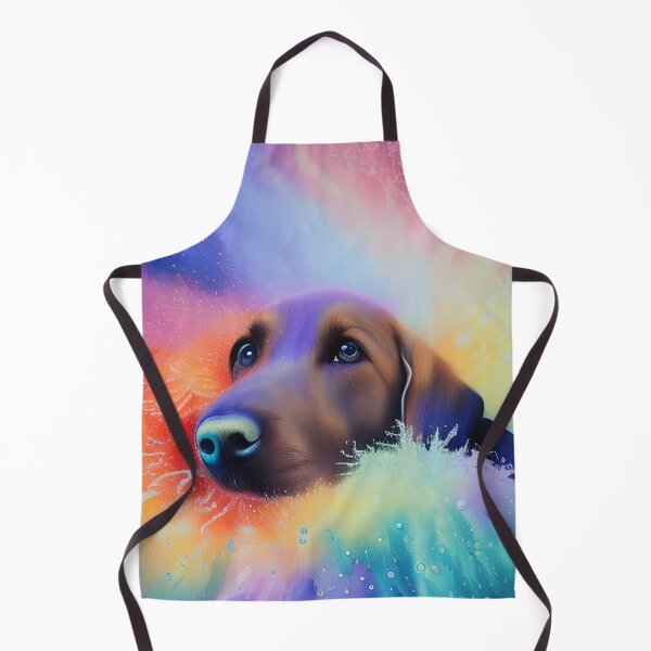 Item preview, Watercolour Golden Labrador, Pastel labrador, rainbow labrador designed and sold by Doggymadness.