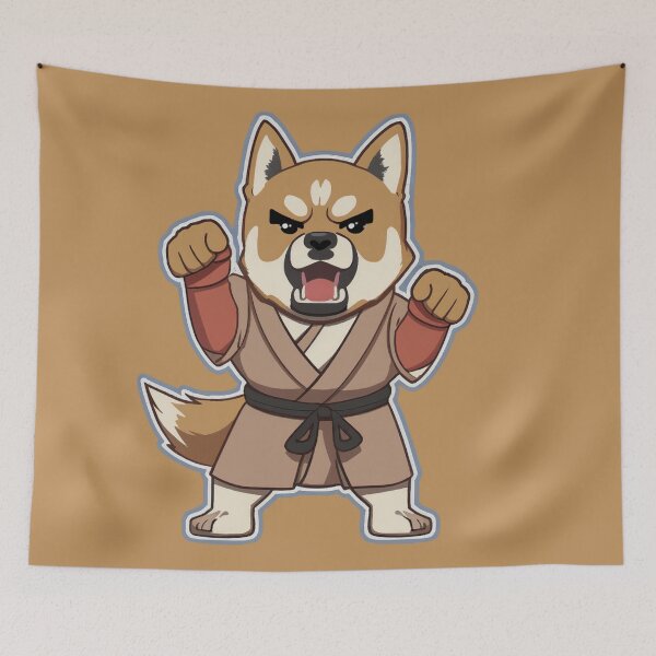 Item preview, Dog Knows Karate designed and sold by via-colab.