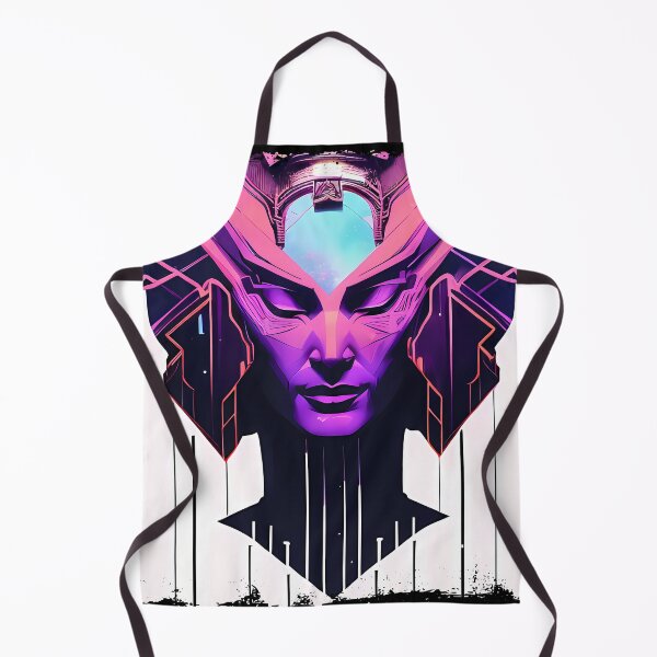 Item preview, Hathor, the Cyberpunk Egyptian Deity: Futuristic Sticker Design designed and sold by Mytho Merch.