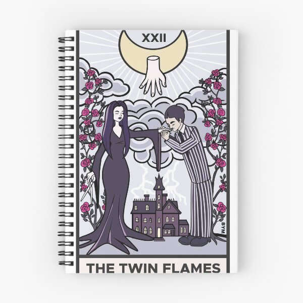 Item preview, The Twin Flames - Addams Family Tarot designed and sold by BlowYourMinder.