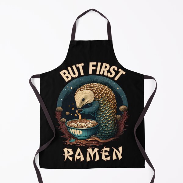 Item preview, But first Ramen-kawaii pangolin designed and sold by SidTastic .