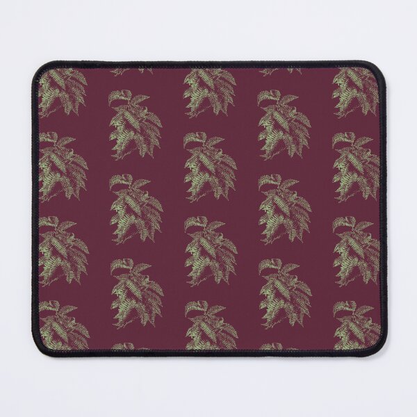 Item preview, Fern Lover | Sage Green and Dark Red Artwork | designed and sold by VintagePlantJoy.