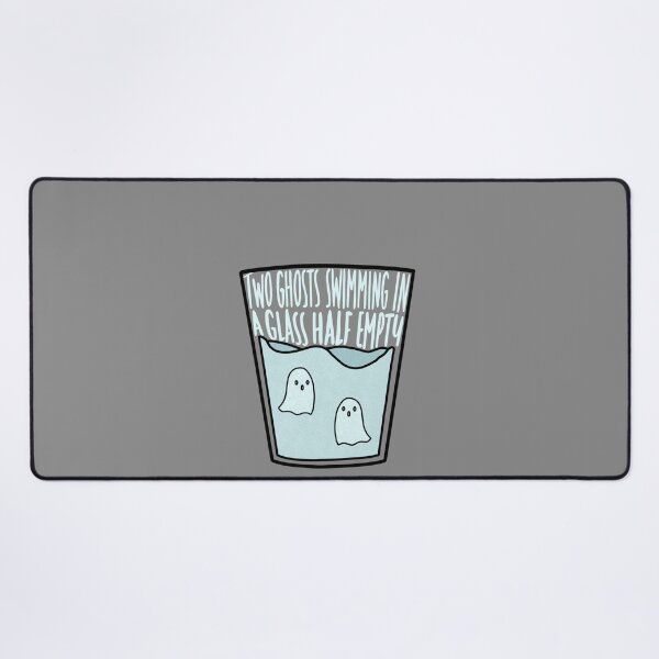 Item preview, Two Ghosts Swimming In A Glass Half Empty designed and sold by beckahbrooks.