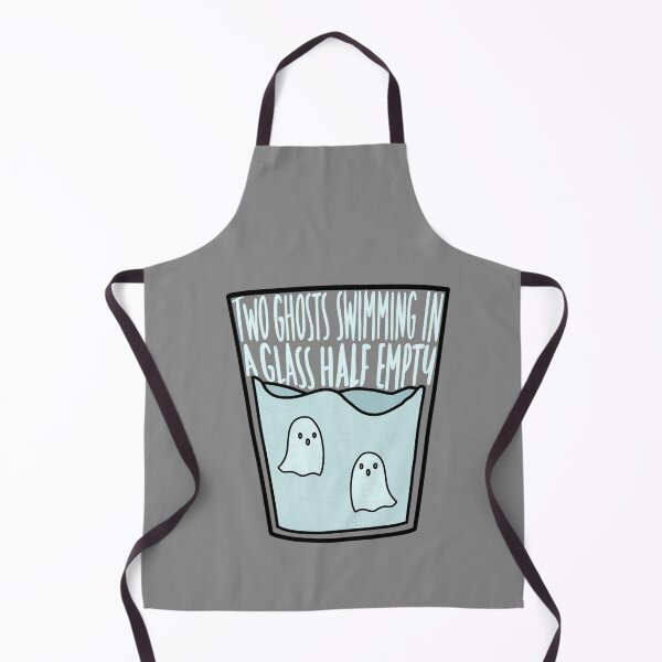 Item preview, Two Ghosts Swimming In A Glass Half Empty designed and sold by beckahbrooks.