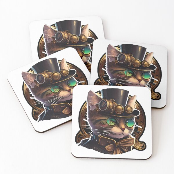 Item preview, Steampunk Cat - The Aristocrat designed and sold by AquelasArt.