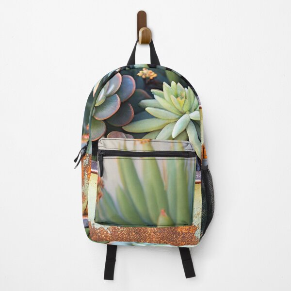 Item preview, Rustic Charm: A Vintage Wash Basin Overflowing with Lush Succulents designed and sold by ThreadofHonor.